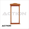 10 Cue Deluxe Wall Rack - Honey